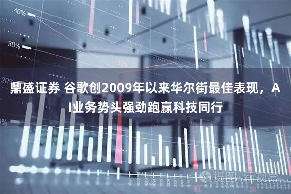 鼎盛证券 谷歌创2009年以来华尔街最佳表现，AI业务势头强劲跑赢科技同行